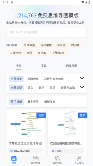 树图思维导图1
