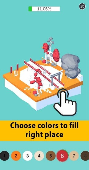 迷你世界涂色(Color Pocket World 3D)0